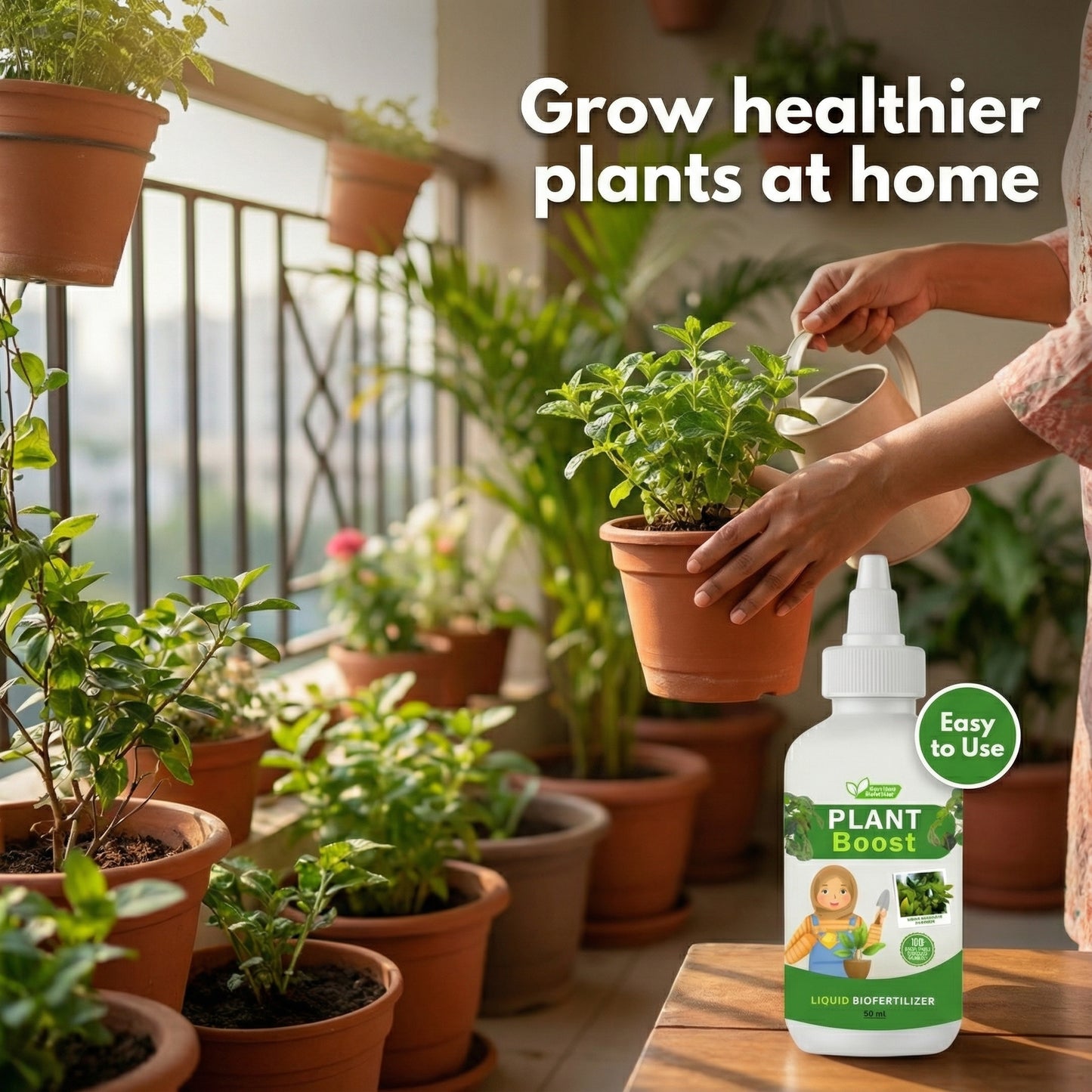 Organic Plant Boost - Faster Growth & Stronger Roots