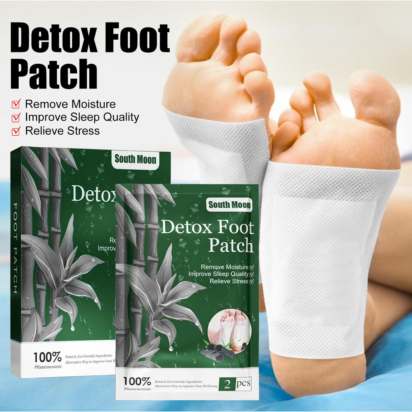 Natural Herbal Detox Foot Patch (BUY 1 GET 1 FREE )