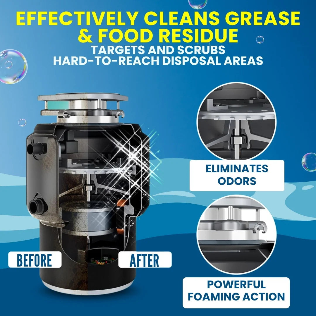 LemonBlast Yellow Bubble Tablets – Odor Eliminator + Blockage Remover (BUY 1 GET 1 FREE)