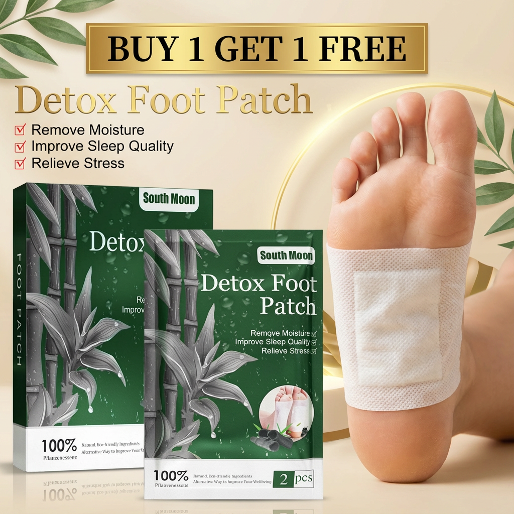 Natural Herbal Detox Foot Patch (BUY 1 GET 1 FREE )