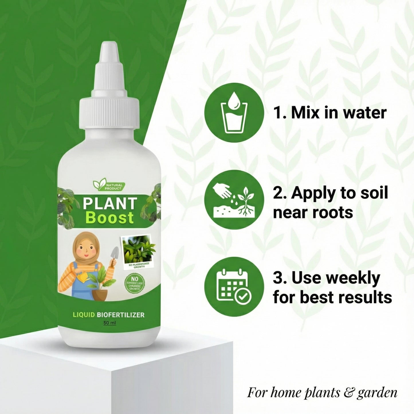 Organic Plant Boost - Faster Growth & Stronger Roots