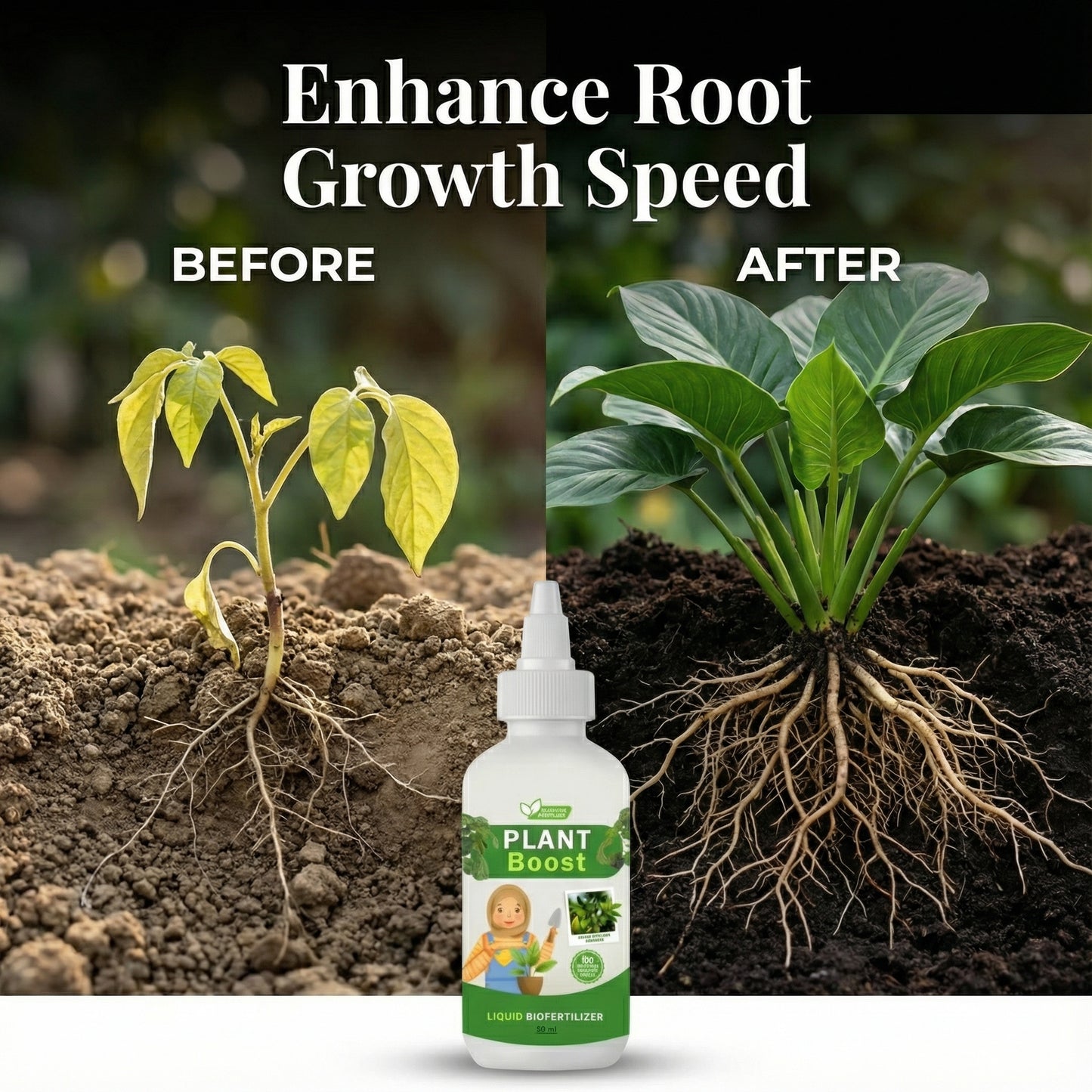 Organic Plant Boost - Faster Growth & Stronger Roots