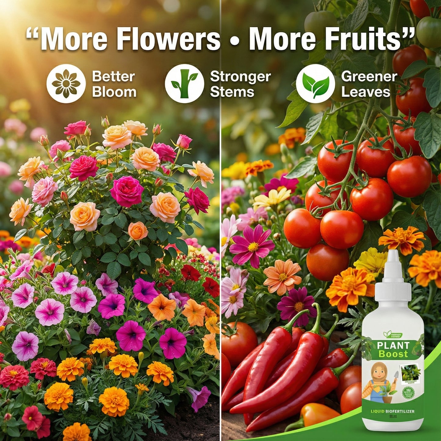 Organic Plant Boost - Faster Growth & Stronger Roots